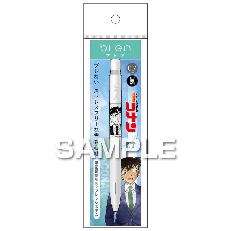 名探偵コナン ブレン 0.7 工藤新一 “筆記振動(ブレ)”を制御したブレないボールペン ゼブラ グッズ 日本製