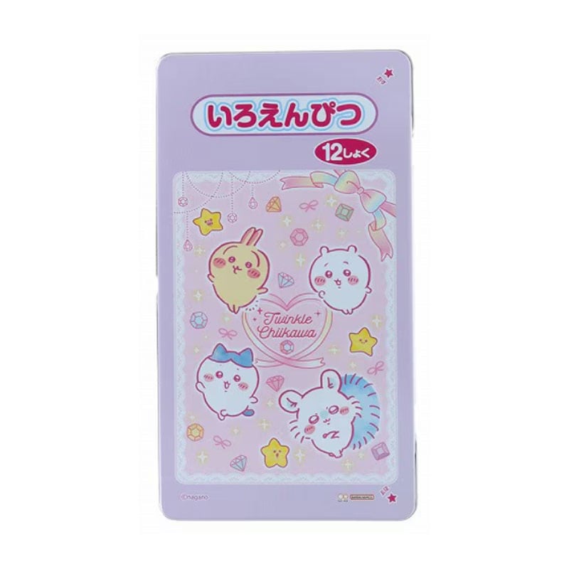 ちいかわ 色鉛筆 12色 2026年 新入学 名入れ無料 祝い 日本製 ギフト プレゼント サンスター文具