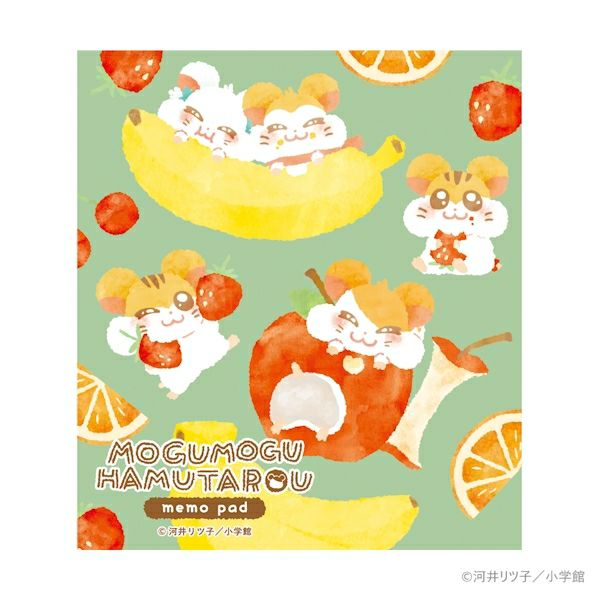 とっとこハム太郎 メモパッド フルーツ 100枚 プレゼント かわいい 限定 オシャレ 日本製