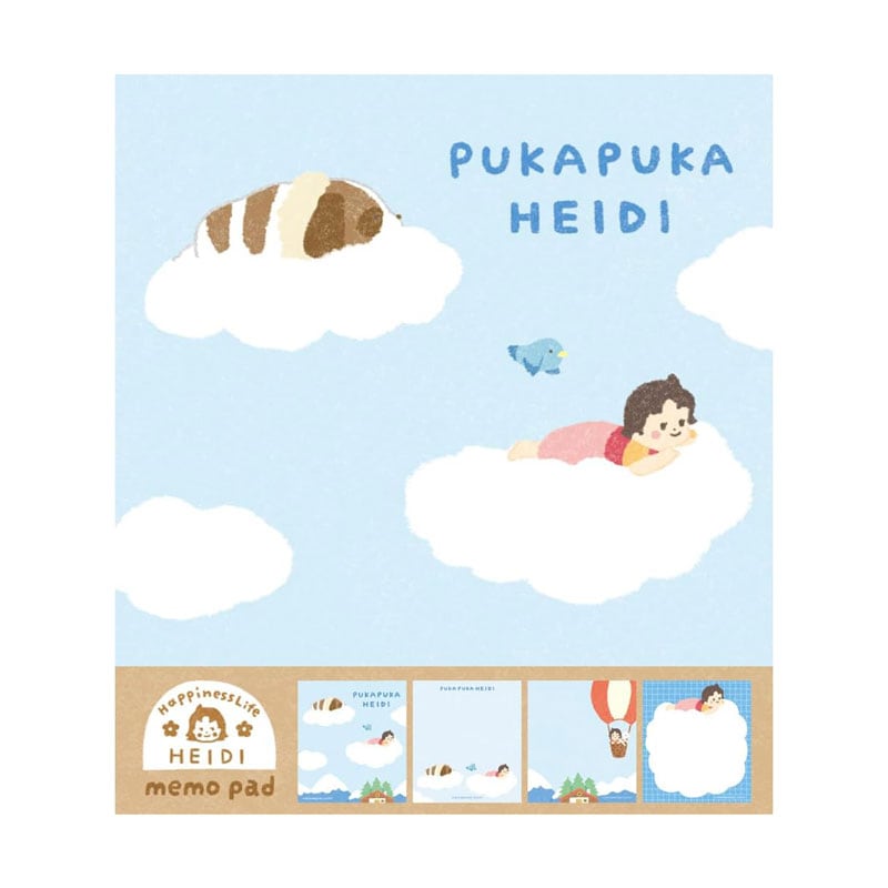 アルプスの少女ハイジ メモパッド ぷかぷかハイジ 100枚 コラボ 古川紙工 プレゼント かわいい 限定 オシャレ 日本製