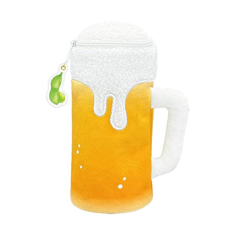 大人の図鑑 ぬいぐるみペンポーチ 生ビール カミオジャパン 限定 癒し かわいい 女子文具 プレゼント