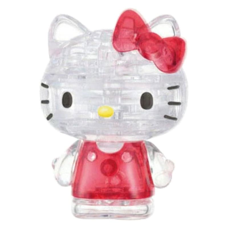 クリスタルギャラリー ハローキティ 透明 立体パズル ギフト プレゼント 知育玩具 インテリア コレクション おみやげ