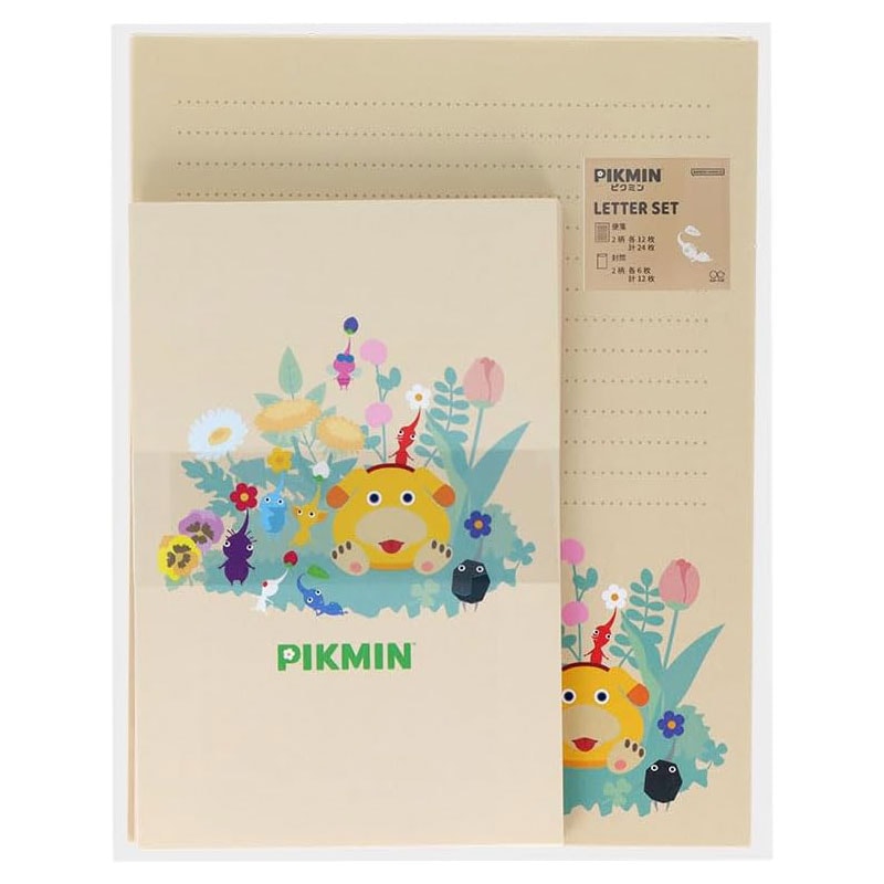 サンスター文具 レターセット ピクミン あつまれ かわいい 女子文具 プレゼント