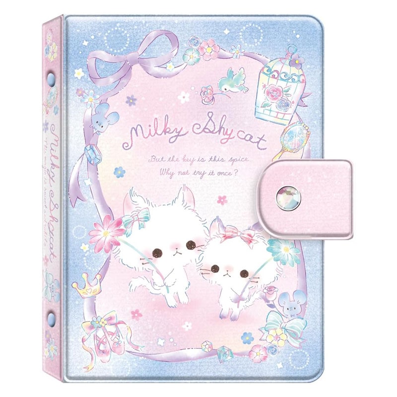 クーリア バインダー マイシールバインダー ミルキーシャイキャット かわいい レトロ プレゼント