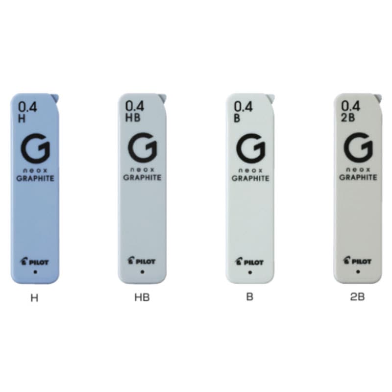 パイロット neox GRAPHITE ネオックス・グラファイト シャープ替え芯 0.4mm 折れにくい なめらか シンプル オシャレ