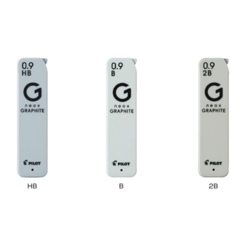 パイロット neox GRAPHITE ネオックス・グラファイト シャープ替え芯 0.9mm 折れにくい なめらか シンプル オシャレ