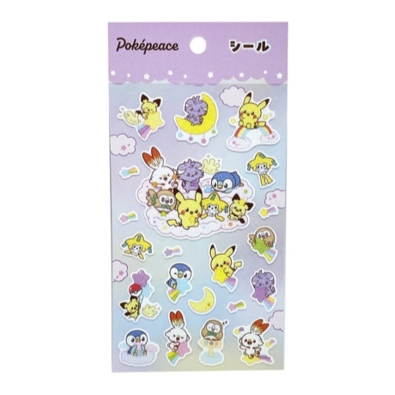 ポケットモンスター シール ポケピース柄 プレゼント 限定品 オシャレ デコレーション