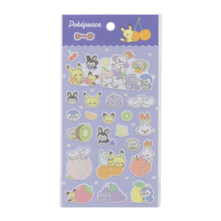 ポケットモンスター シール ポケピース柄 プレゼント 限定品 オシャレ デコレーション