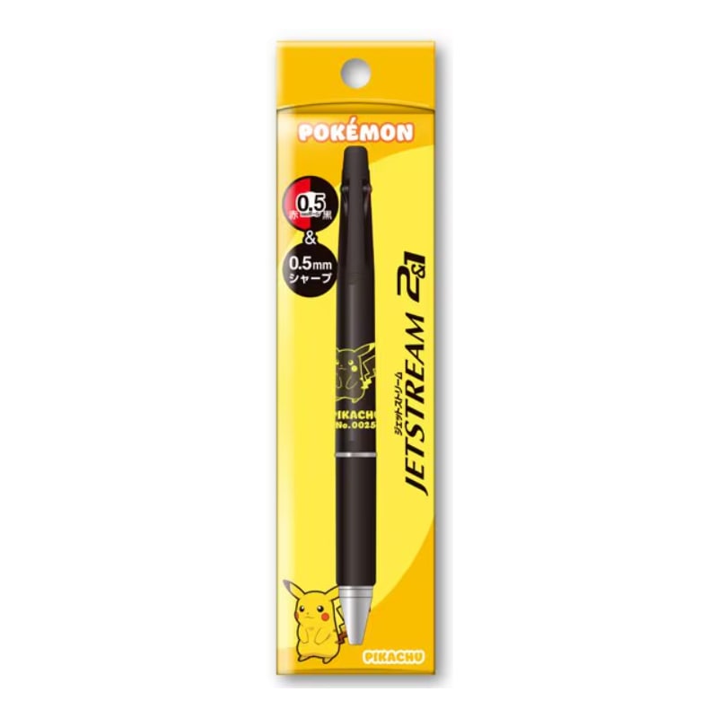 ポケットモンスター ジェットストリーム 2&1 0.5 ピカチュウ 日本製 多機能ペン プレゼント コレクション 限定 三菱鉛筆 ショウワノート