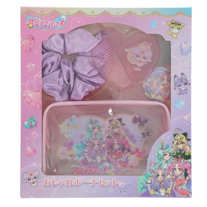 名探偵プリキュア！ おしゃれポーチセット 女の子 キッズ プレゼント 小物入れ オシャレ かわいい キュアアルカナ・シャドウ 誕生日 クリスマス