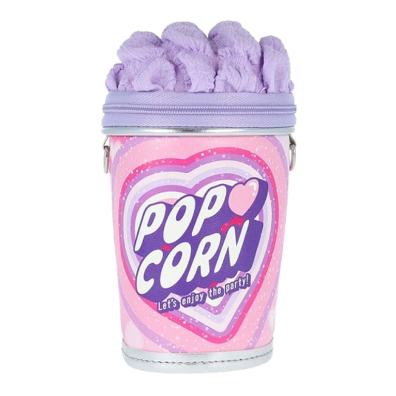 サンスター文具 ポップコーンペンポーチ グレープ V パロディペンポーチ スタンド型 小物入れ オシャレ プレゼント