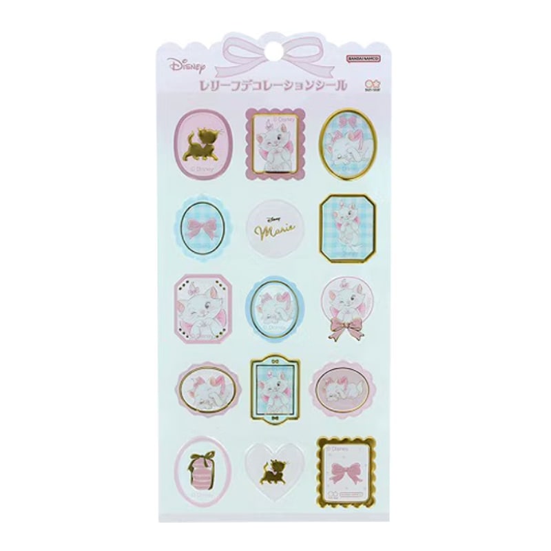 サンスター文具 ステショ☆Lulu Ribbon レリーフデコレーションシール マリー 立体シール 限定 かわいい プレゼント デコレーション