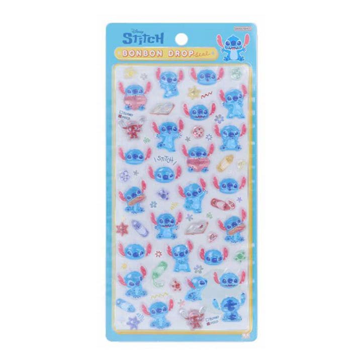 サンスター文具 ボンボンドロップシール らくがき ぷっくりシール 立体シール 限定 かわいい プレゼント デコレーション
