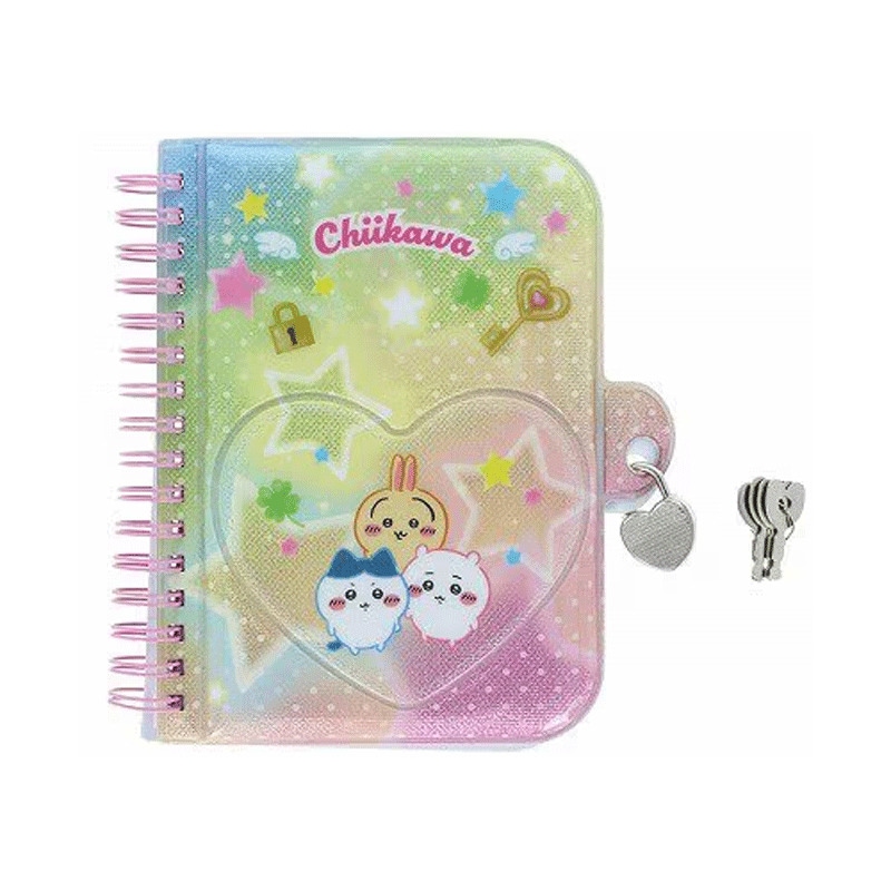 ちいかわ 鍵付きノート After school コレクション ちいかわ オーロラ 平成レトロ オシャレ プレゼント かわいい 限定 サンスター文具