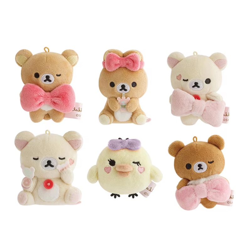 サンエックス リラックマ Makeup Rilakkuma てのりぬいぐるみ 6個セット 限定 かわいい プレゼント コレクション