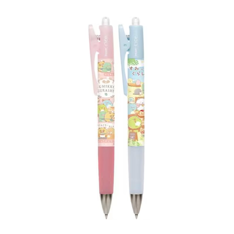 サンエックス すみっコぐらし たぬきのまんまるレストラン オプト ボールペン 0.7 2本セット 日本製 パイロット 限定 かわいい オシャレ