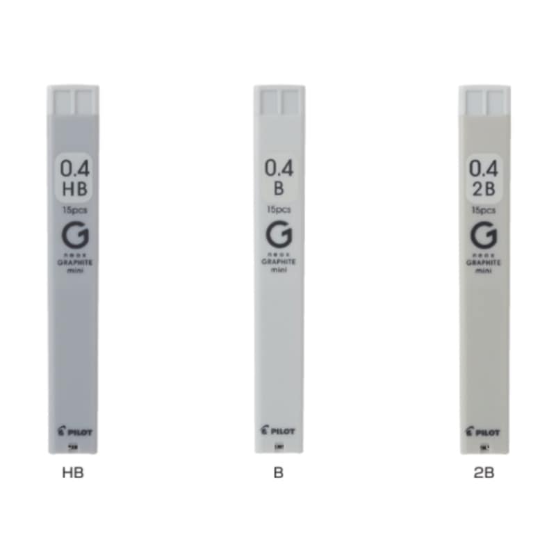 パイロット neox GRAPHITE mini ネオックス・グラファイト ミニ シャープ替え芯 0.4mm 折れにくい なめらか シンプル オシャレ