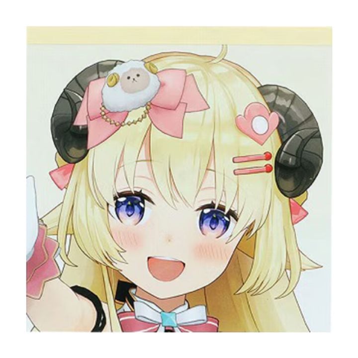 スクエアメモ hololive ホロライブ 角巻わため コラボ 80枚 限定 プレゼント サンスター文具