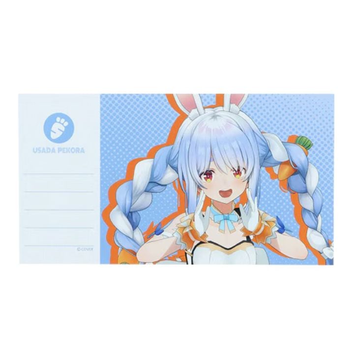横長スリムノート hololive ホロライブ 兎田ぺこら コラボ 32枚 メモ 限定 プレゼント サンスター文具