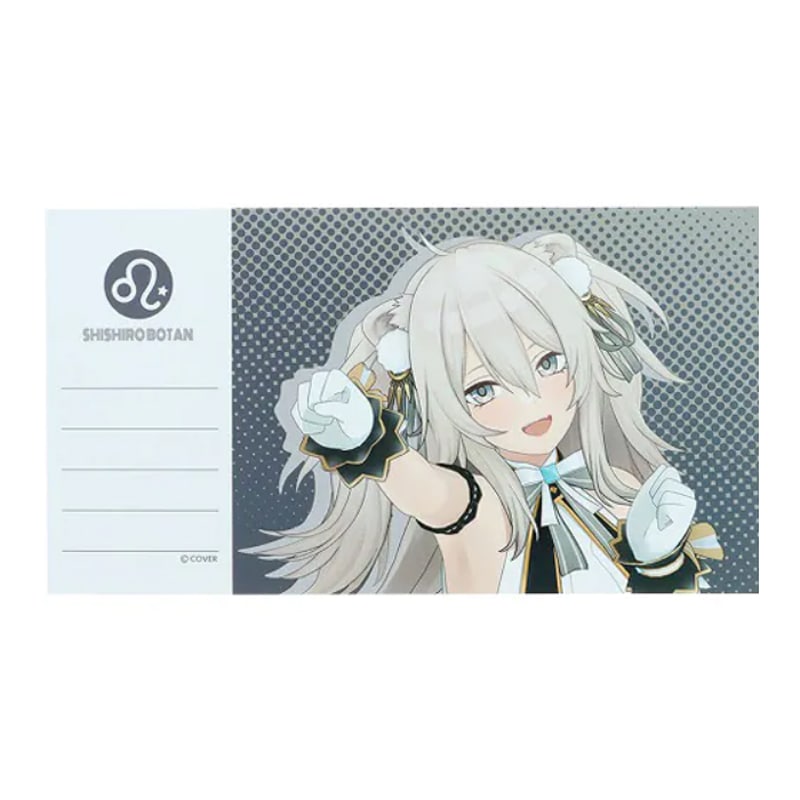 横長スリムノート hololive ホロライブ 獅白ぼたん コラボ 32枚 メモ 限定 プレゼント サンスター文具