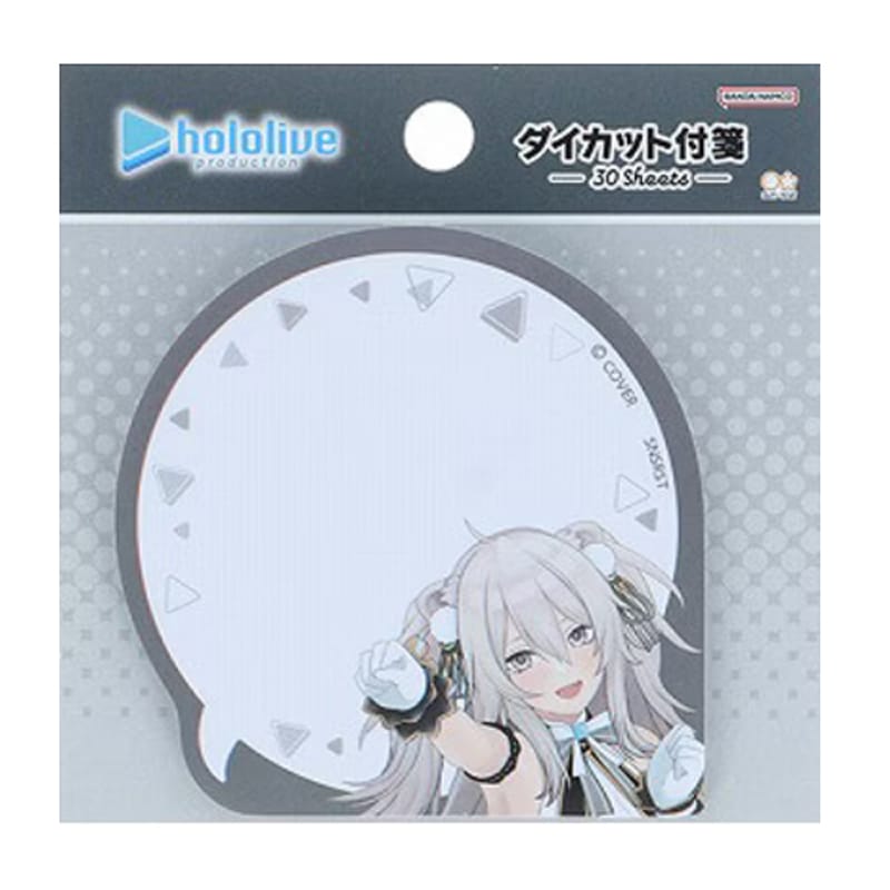 ダイカット付箋 hololive ホロライブ 獅白ぼたん コラボ 30枚 限定 プレゼント サンスター文具