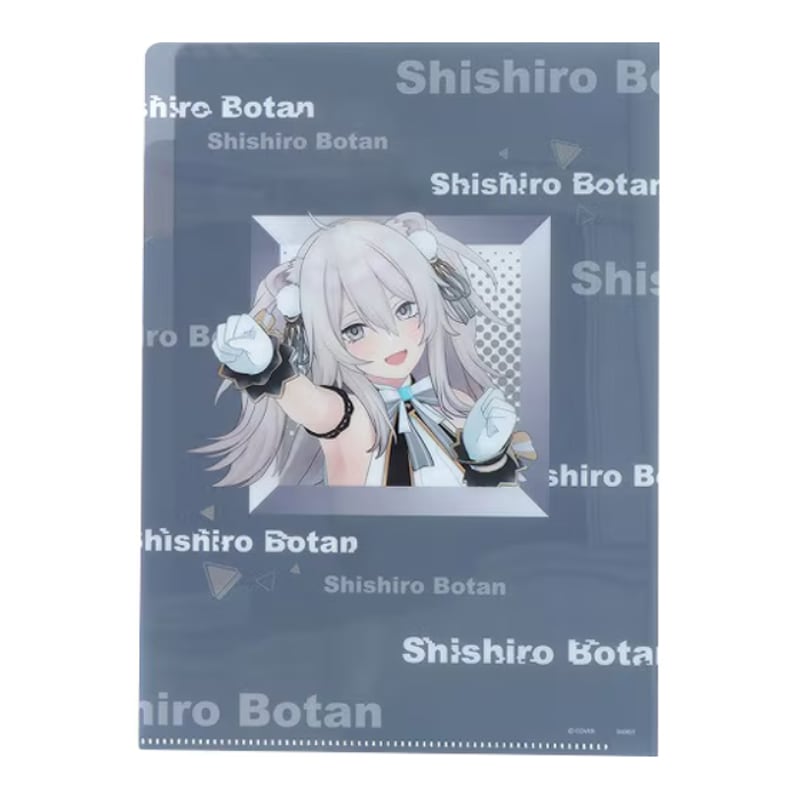 クリアファイルA5 3P hololive ホロライブ 獅白ぼたん コラボ 限定