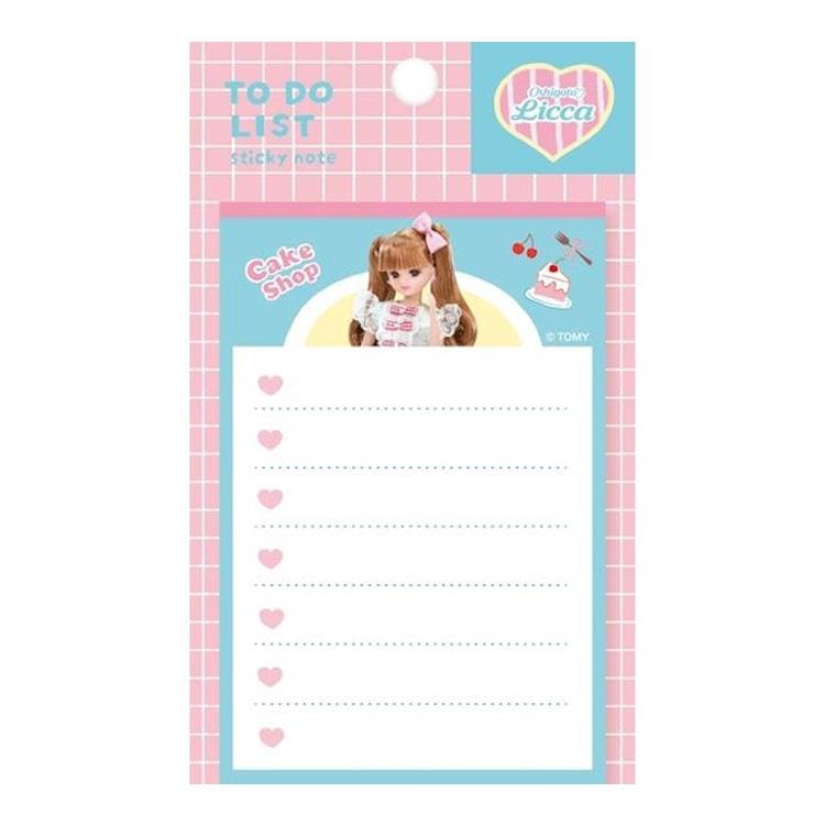 Oshigoto Licca リカちゃん 付箋 ケーキショップ ToDoリスト メモ かわいい プレゼント オシャレ 古川紙工