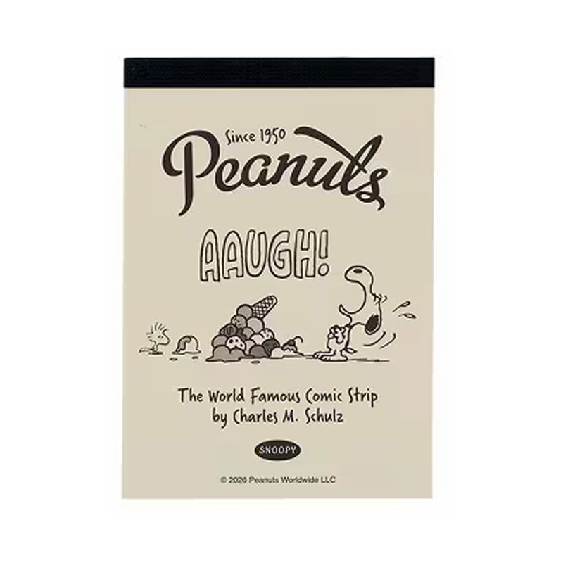 メモミニ PEANUTS AMERICAN TASTE12 アイスクリーム スヌーピー 80枚 プレゼント 限定 サンスター文具