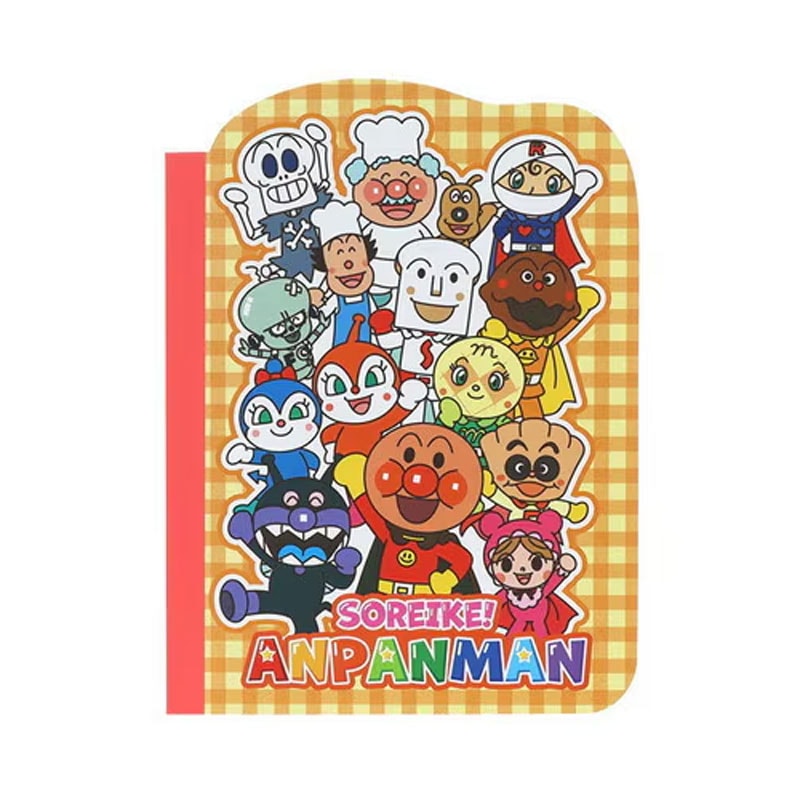 それいけ！アンパンマン ダイカットメモ みんな 50枚 プレゼント キッズ サンスター文具