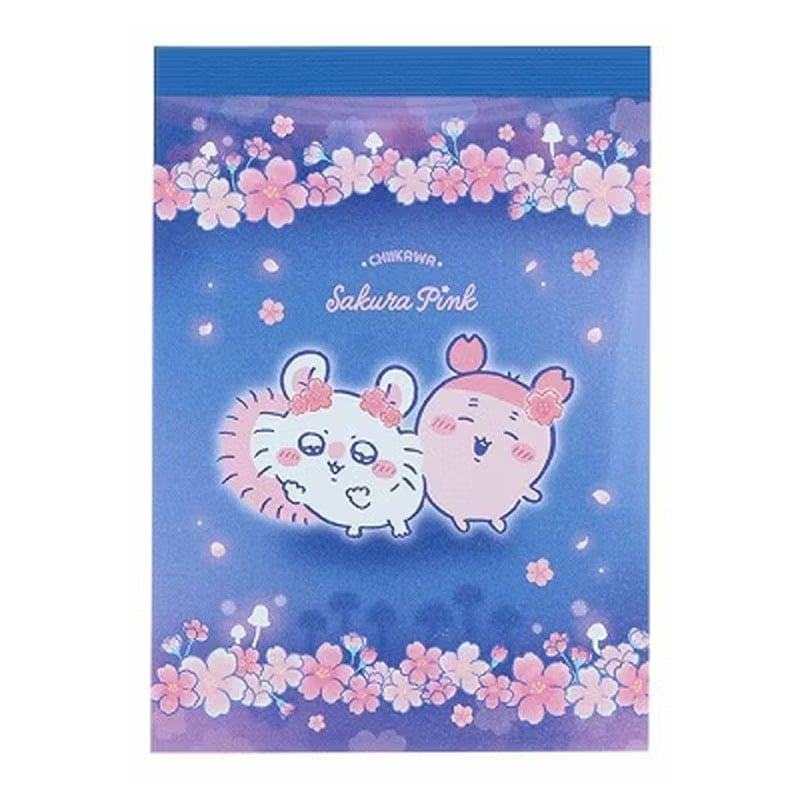 サンスター文具 ちいかわ メモミニ Sakura Pink ヨザクラ モモンガ&古本屋 2柄 100枚 かわいい 女子文具 限定 グッズ