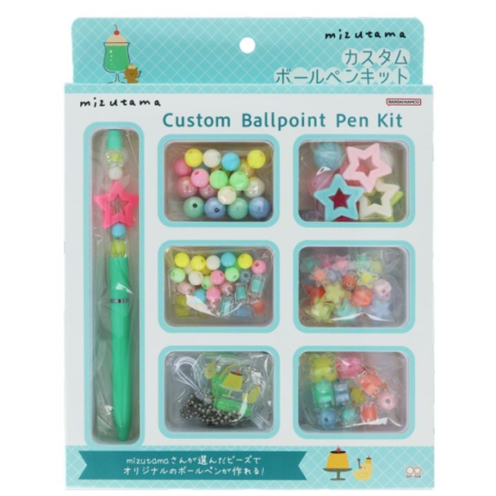 サンスター文具 mizutama カスタムボールペンキット ミントグリーン オリジナル 雑貨 グッズ 描き下ろし かわいい 限定