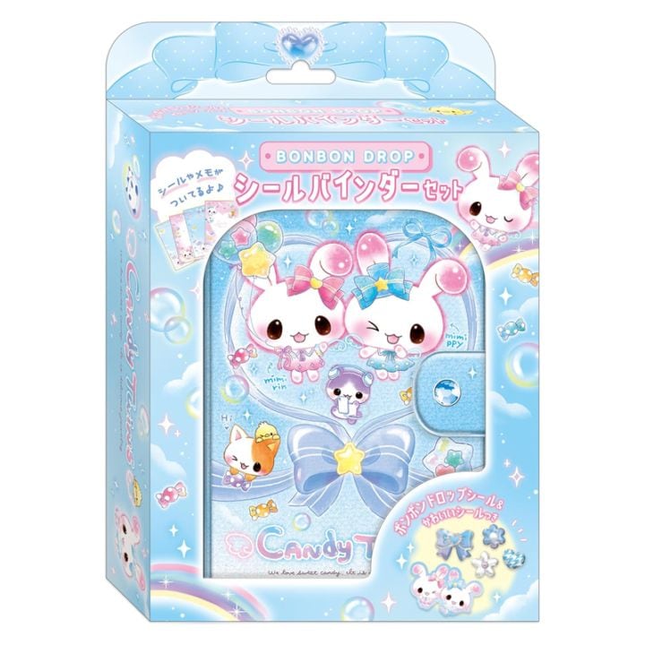 クーリア ボンボンドロップ シールバインダーセット キャンディツインズ ぷっくりシール ドロップシール デコシール ぷっくり キラキラ かわいい シール交換 シール帳 かわいい レトロ プレゼント