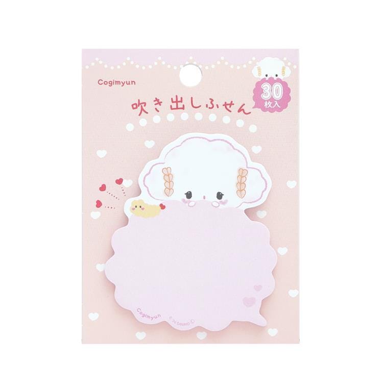 吹き出し付箋 雲型 サンリオキャラクターズ こぎみゅん 30枚 雑貨 グッズ 描き下ろし 限定 クローズ・ピン