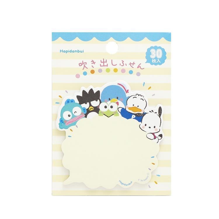 吹き出し付箋 雲型 サンリオキャラクターズ はぴだんぶい 30枚 雑貨 グッズ 描き下ろし 限定 クローズ・ピン