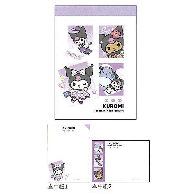 クロミ ハイ！ポーズ！ ミニメモ 2柄 70枚 かわいい プレゼント ギフト カミオジャパン メモ帳 プチギフト お礼 20冊までメール便対応 文具 大人かわいい