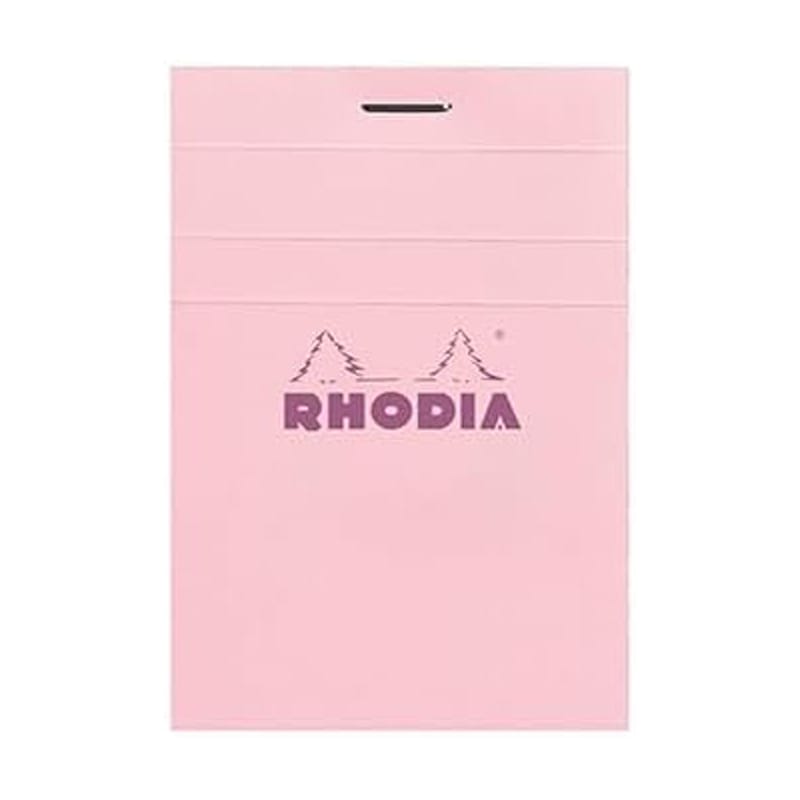 ロディア RHODIA MEMO メモ帳 ブロックロディア カラーズ ピンク 5mm方眼 撥水カバー ミシン目入 A7 No.11 74×105mm ターコイズ 限定 プレゼント オシャレ