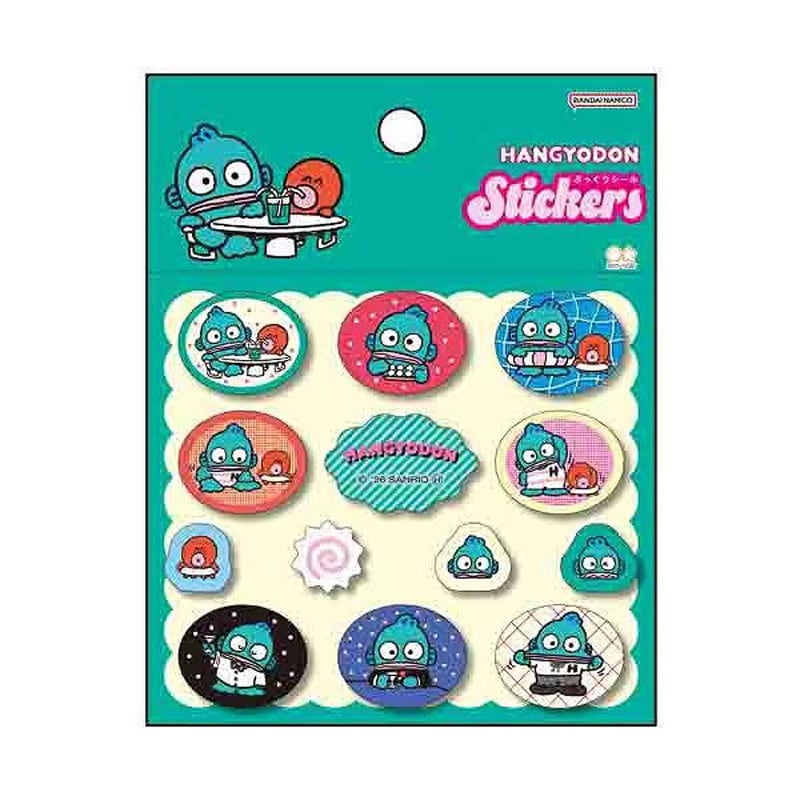 サンスター文具 ぷっくりシール ハンギョドン ポップ 立体シール デコレーション かわいい 女子文具