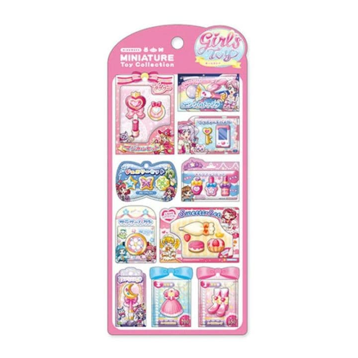 ミニチュアトイコレクション Girl's Toy ぷっくりシール 立体シール