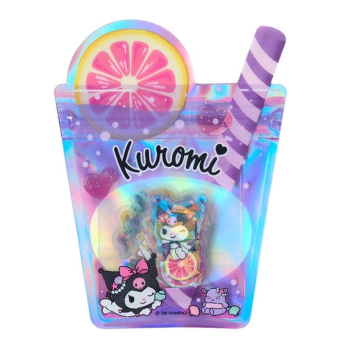 サンリオ 夏シール クロミ ドリンク デコレーション コラージュ かわいい プレゼント ギフト 限定