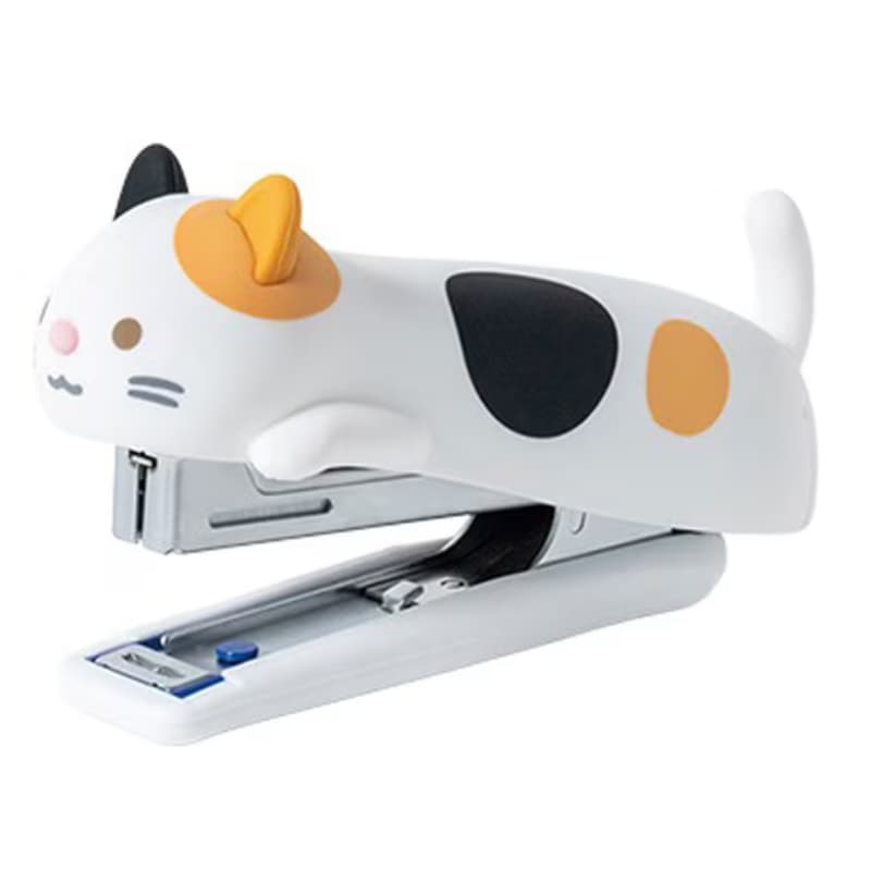 マックス ホッチキス シリコンねこホッチキス ミケネコ HD-10NX/S 限定 グッズ ステープラー