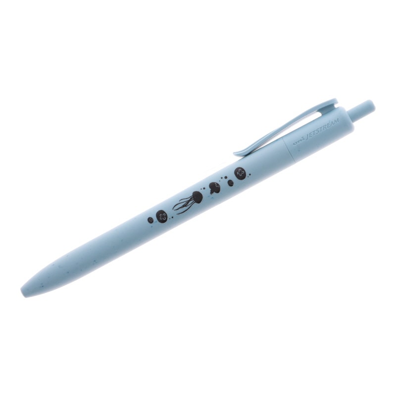 三菱鉛筆 ジェットストリーム 海洋プラスチック 0.7 クラゲ・ブラック 油性 ボールペン デザイン柄 SXN-UC-07 ROP ノック式 SDGs イベント配布 オリジナル シーアニマル グッズ リサイクル 日本製 エコマーク認定取得品