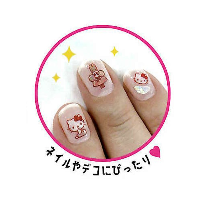 サンリオキャラクターズ デコプチステッカー イエロー コレクション