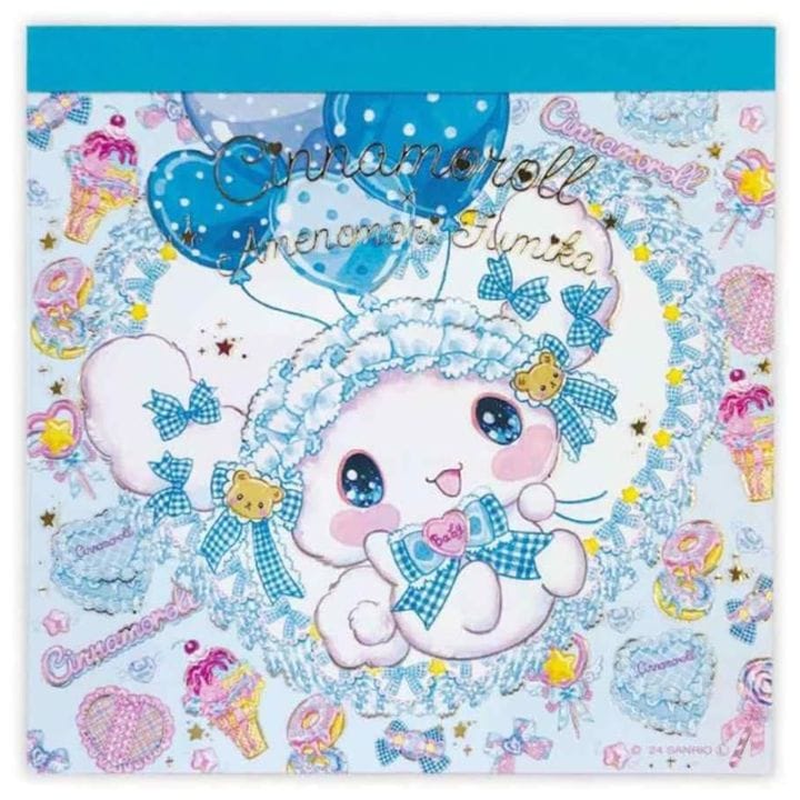 メモパッド サンリオキャラクターズ×飴ノ森ふみか シナモロール 100枚