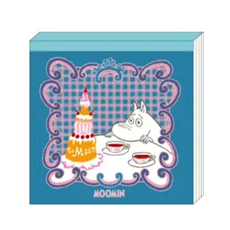 サンスター文具 MU26SS MOOMN AFTERNOON PARTY スクエアメモ ムーミン 80枚 かわいい 女子文具