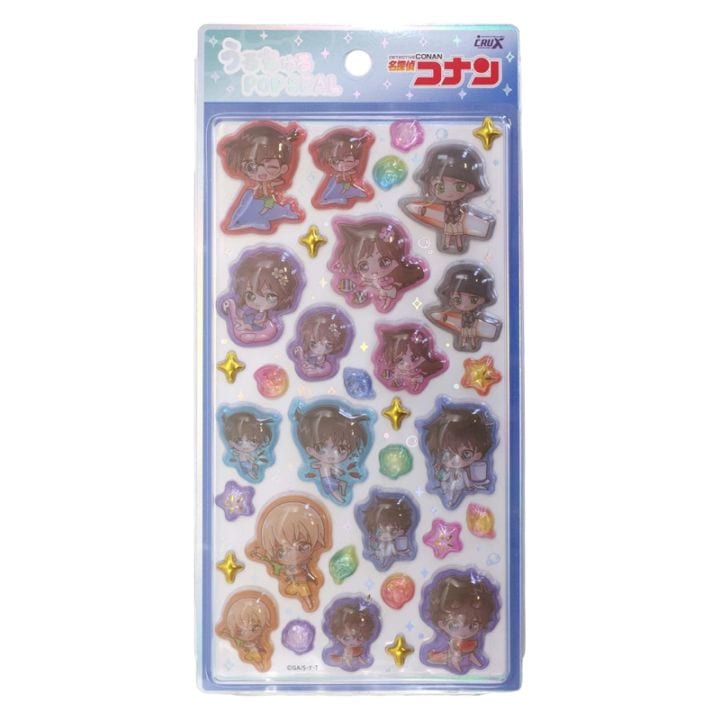 名探偵コナン うるちゅるポップシール マリン ぷっくりシール 立体シール 限定 かわいい プレゼント デコレーション クラックス