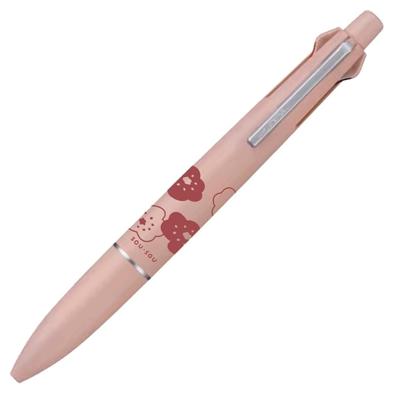 三菱鉛筆 SOU・SOU ジェットストリーム 4&1 Lite touch ink ほほえみ 0.5 大人気 多機能 ボールペン コラボ 限定 グッズ プレゼント 日本製