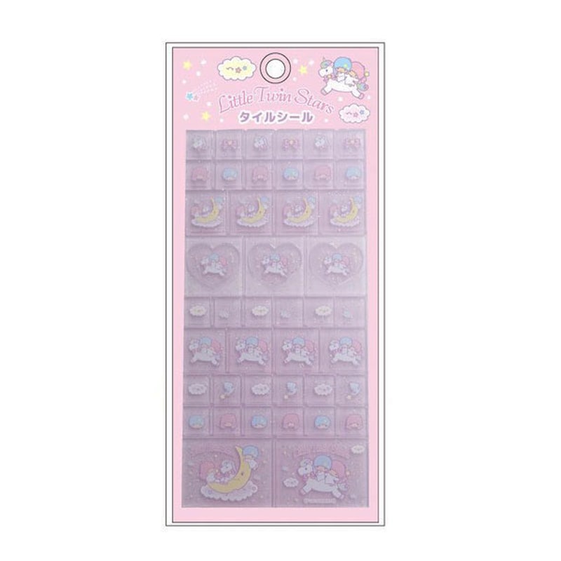 タイルシール リトルツインスターズ ユニコーン レトロ かわいい プレゼント デコレーション コレクション NIC