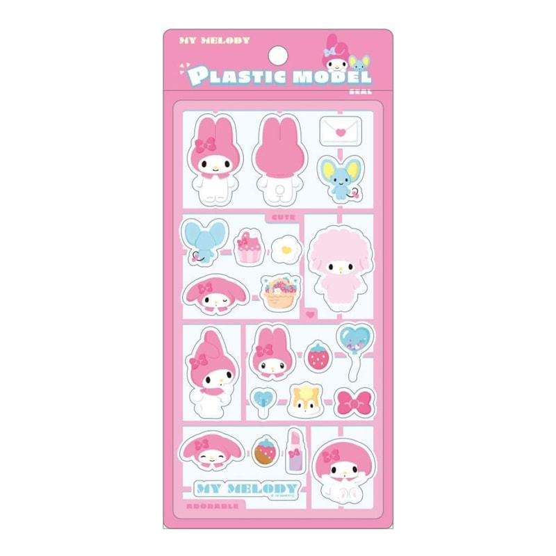 サンリオキャラクターズ 立体シール まとめ売り ティーズファクトリー サンリオキャラクターズ プラスチックモデル風