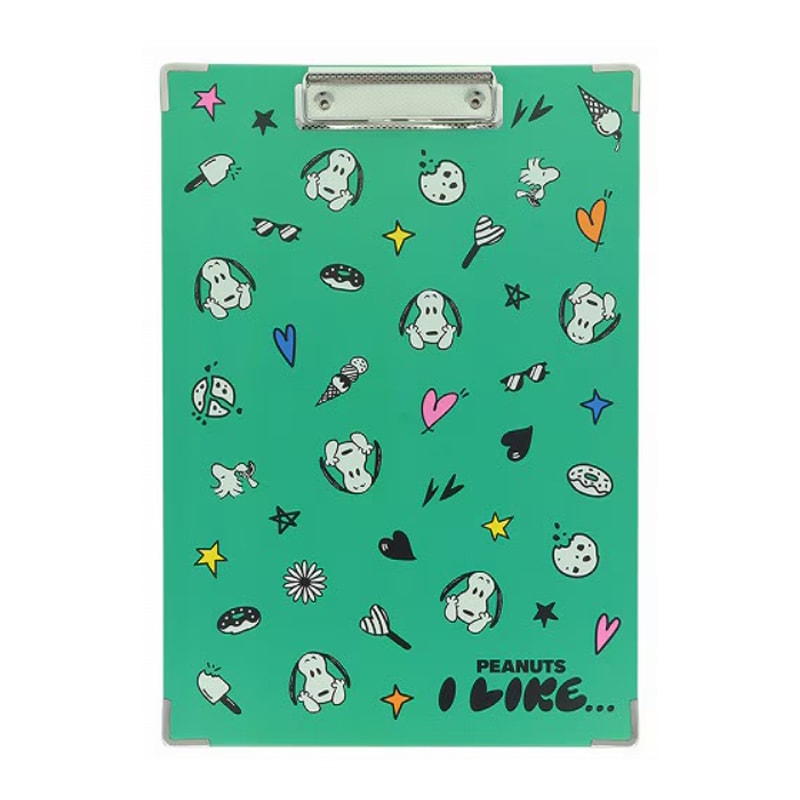 クリップボード A4 PEANUTS I LIKE… チラシ スヌーピー サンスター文具 コレクション グッズ かわいい 女子文具