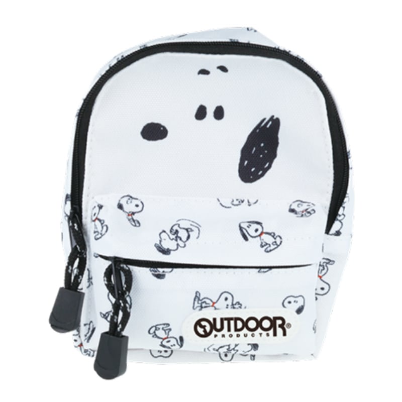 ペンケース BACKPACK スヌーピー・ホワイト OUTDOOR PRODUCTS ペンポーチ ミニリュック 小物入れ オシャレ プレゼント 限定コラボ サンスター文具